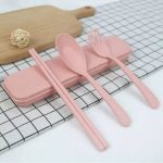 پک قاشق چنگال چاپستيک الياف طبيعي edge