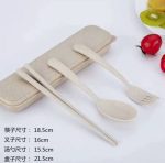 پک قاشق چنگال چاپستيک الياف طبيعي edge