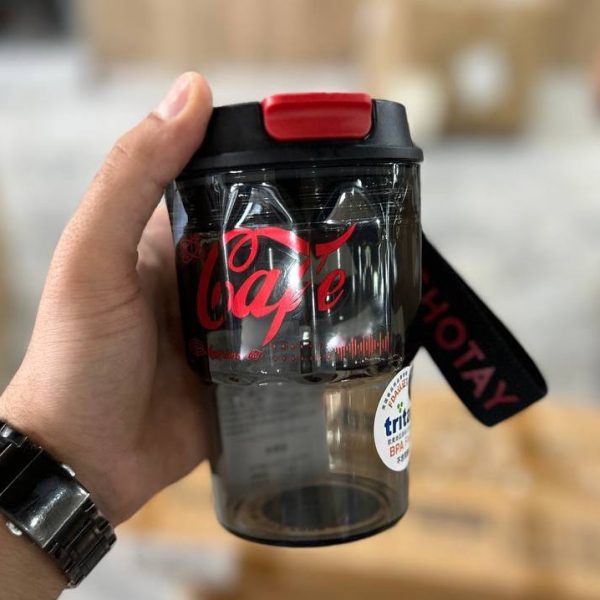 لیوان درب دار shotay 7102