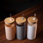 لیوان نی دار درب بامبو