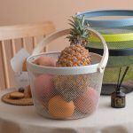 سبد پیک نیک گرد فلزی