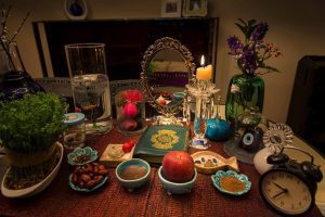چیدمان مذهبی سفره هفت سین