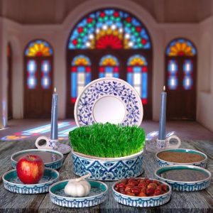 چیدمان-هنری سفره هفت سین