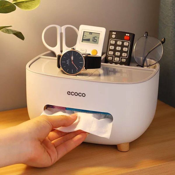 جا دستمالی و ارگنایزر رومیزی برند ecoco -E2009