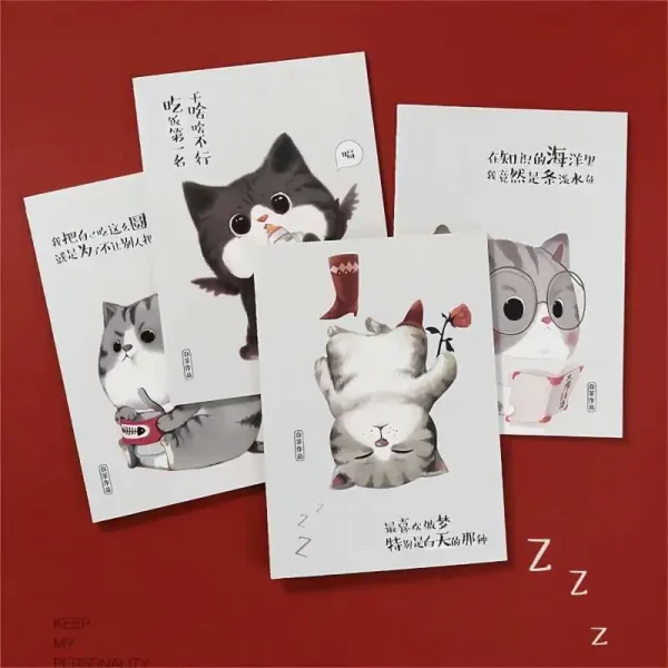 دفتر ۴۰ برگ Comix طرح گربه