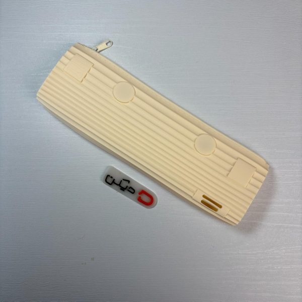 کیف براش آرایشی سیلیکونی زیپ‌دار (ضد آب)