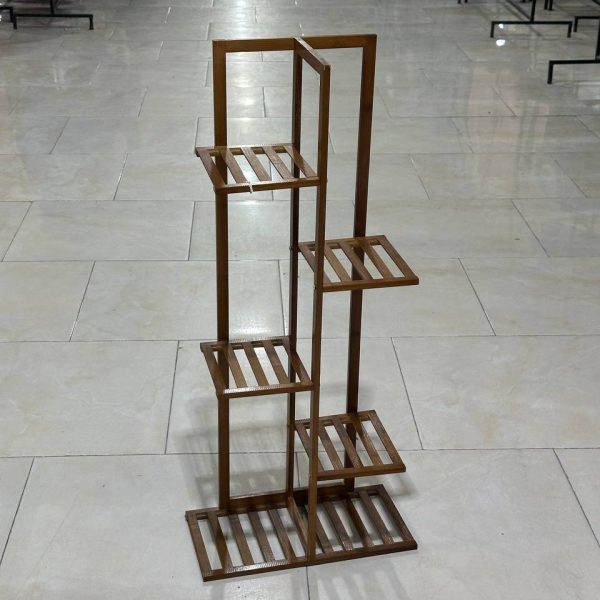 استند گلدان جنس بامبو چند طبقه | ۳۶*۲۲*۱۰۰