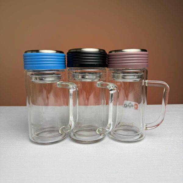 لیوان دمنوش دوجداره HAERS LBL-400B-46